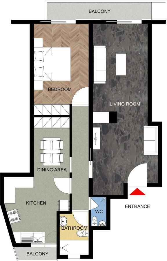 Tranquil Central Apt, Behind Athens Caravel Area Exterior photo